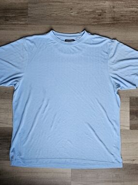 Light Blue Men's Crew Neck Shirt by UNKNOWN BRAND